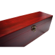 Cutie pentru Vin din Lemn cu 4 Accesorii Tirbuson Dop elegant Dop servire Inel antipicurare 36 x 11cm