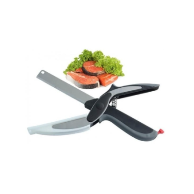 Cutit Tip Foarfeca Multifunctional pentru Bucatarie  2 in 1