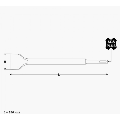Dalta beton SDS 40 x 250 mm