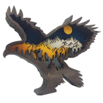 Decoratiune interioara luminoasa forma vultur