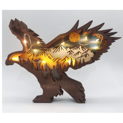 Decoratiune interioara luminoasa forma vultur