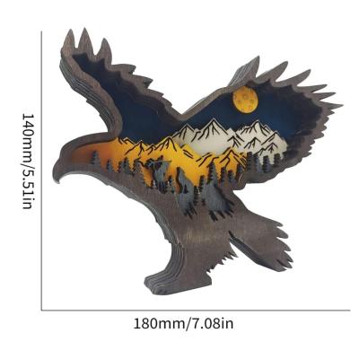 Decoratiune interioara luminoasa forma vultur