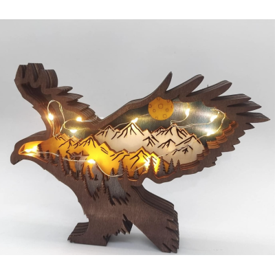 Decoratiune interioara luminoasa forma vultur
