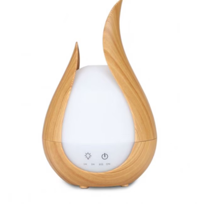 Difuzor aromaterapie NATUR cu ultrasunete si lumina LED 7 culori de 200 ml telecomanda MK