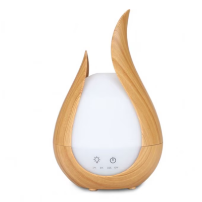 Difuzor aromaterapie NATUR cu ultrasunete si lumina LED 7 culori de 200 ml telecomanda MK