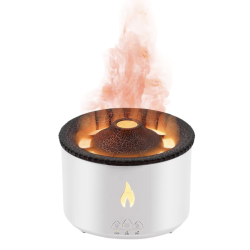 Difuzor de aroma si umidificator de aer VULCAN 360ml USB Alb Plastic