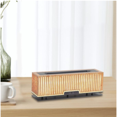 Difuzor de aromaterapie aspect lemn rezervor 200ml