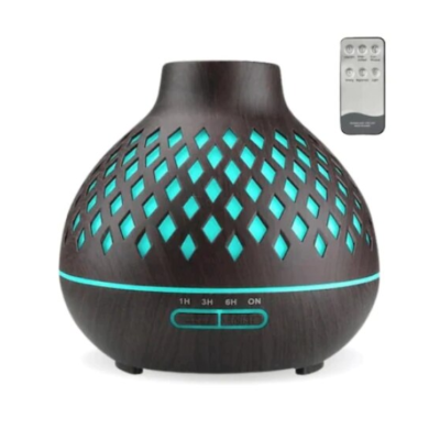 Difuzor de aromaterapie cu telecomanda rezervor 400ml