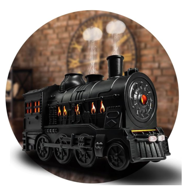 Difuzor de aromaterapie pentru uleiuri esentiale tip Locomotiva capacitate 300 ML