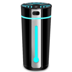 Difuzor de uleiuri esentiale pentru masina cu USB si RGB 300 ml