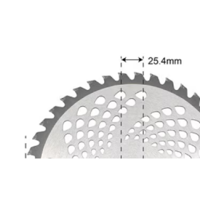 Disc cu dinti vidia 255x25.4x40T pentru motocoasa ONDULAT model ROTUND MX1024