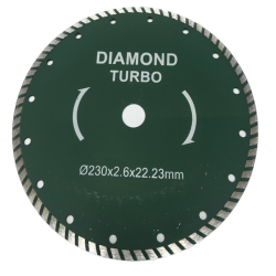 Disc diamantat pentru faianta 230 x 2.0 x 22.23 verde MX547