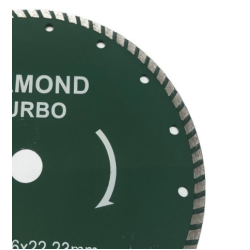 Disc diamantat pentru faianta 230 x 2.0 x 22.23 verde MX547