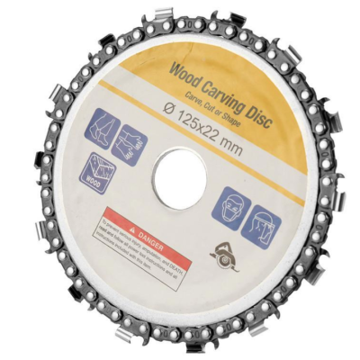 Disc Flex 125x22mm cu Lant pentru Lemn Disc Flex 125x22mm cu Lant pentru Lemn