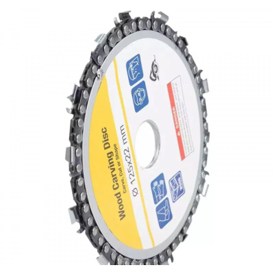 Disc Flex 125x22mm cu Lant pentru Lemn Disc Flex 125x22mm cu Lant pentru Lemn