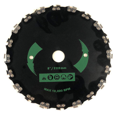 Disc Motocoasa cu Dinti Lant Drujba 230x 20T Negru