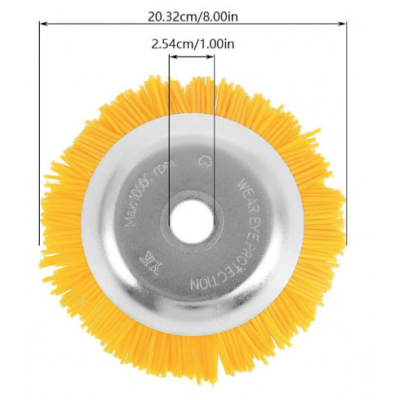 Disc perie matura motocoasa 8''-200mm , Galben MX962