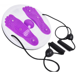Disc rotativ de fitness cu corzi elastice Disc rotativ de fitness cu corzi elastice