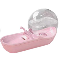 Dispenser de apa pentru animalute cu rezervor tip melc