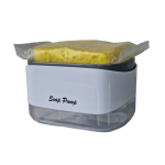 Dispenser de Sapun 2 in 1 Cu Burete 12 oz