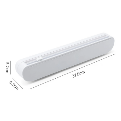 Dispenser pentru folia alimentara cu lama de taiere alb