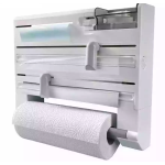 Dispenser triplu de bucatarie cu montare pe perete