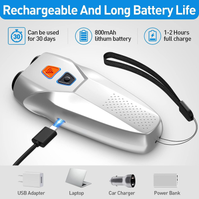 Dispozitiv anti-latrat cu senzor dublu cu moduri de antrenament/descurajare