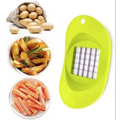 Dispozitiv din plastic cu lame din otel inoxidabil de taiat fructe si legume