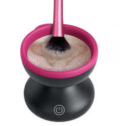 Dispozitiv electric rotativ pentru curatare pensule makeup incarcare usb