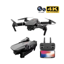 Drona E88 PRO 4K brate pliabile 2 camere wifi buton de Return To Home camera 4k HD cu transmisie live pe telefon Drona E88 PRO 4K brate pliabile 2 camere wifi buton de Return To Home camera 4k HD cu transmisie live pe telefon