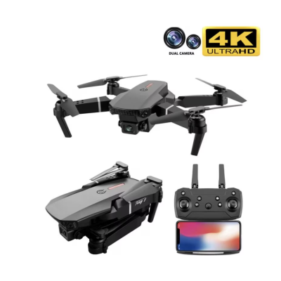 Drona E88 PRO 4K brate pliabile 2 camere wifi buton de Return To Home camera 4k HD cu transmisie live pe telefon