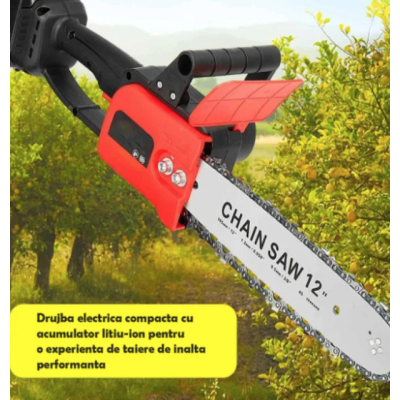 Drujba Motofierastrau Dasgut 12 inch cu 1 Acumulator Lithium putere 1200 W