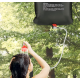 Dus solar pentru camping PVC Capacitate 20L Negru