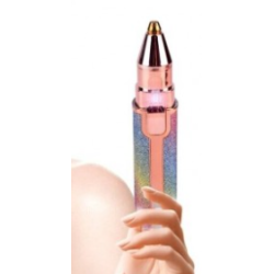 Epilator RD E346 cu 2 capete interschimbabile fata/sprancene lumina led pe baterie