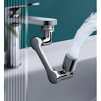 Extensie rotativa pentru robinet cu multiple moduri de curgere a apei