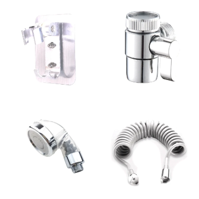 Extensor pentru robinet de baie cu furtun flexibil