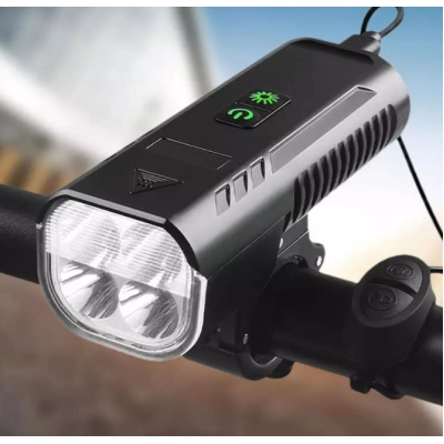 Far cu claxon bicicleta FY-336 1000 lumeni cu 8 moduri de iluminare