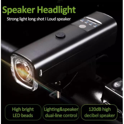 Far de bicicleta BK C1202 reincarcabil USB 2000mAh