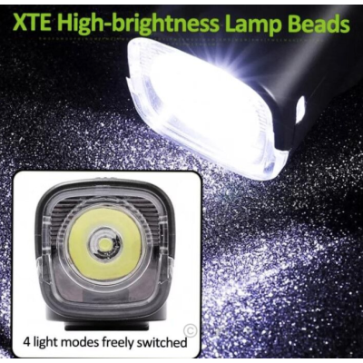 Far de bicicleta BK C1202 reincarcabil USB 2000mAh