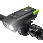 Far LED pentru bicicleta sau trotineta 10W cu claxon bk-1718