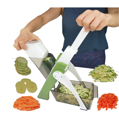 Feliator de legume pliabil tip mandolina cu 4 functii tava de colectare SR 266