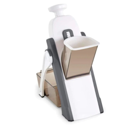 Feliator Tocator vertical pentru legume si fructe ALB-GRI