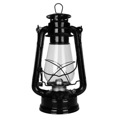 Felinar camping pe gaz lampant NEGRU