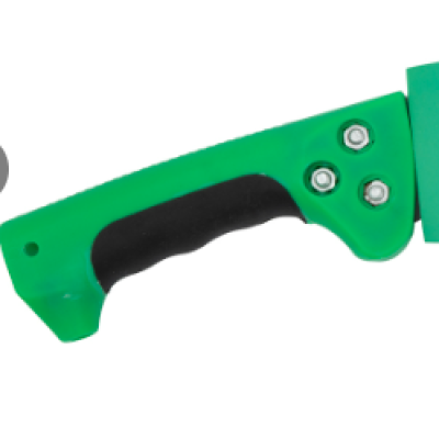 Fierastrau curbat negru cu carlig si maner verde Lider MX788