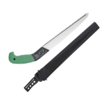 Fierastrau de gradina aluminiu cu maner rosu si cu teaca 350mm