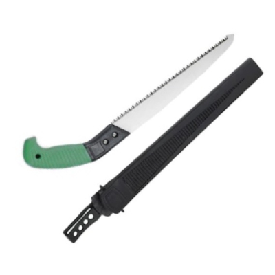 Fierastrau de gradina aluminiu cu maner rosu si cu teaca 350mm