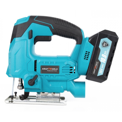 Fierastrau pendular pentru Lemn KraftWorld, 2 acumulatori 36V 10Ah