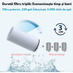 Filtru retinere impuritati apa Alb