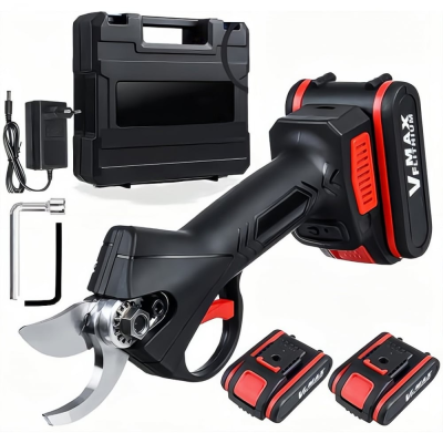 Trusa Foarfeca electrica crengi profesionala cu 2 acumulatori 21 V 2000 mAh diametru taiere 30 mm Trusa Foarfeca electrica crengi profesionala cu 2 acumulatori 21 V 2000 mAh diametru taiere 30 mm