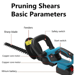 Foarfeca De Tuns Gard Viu Electrica Fara Fir Acumulator Inclus 24V